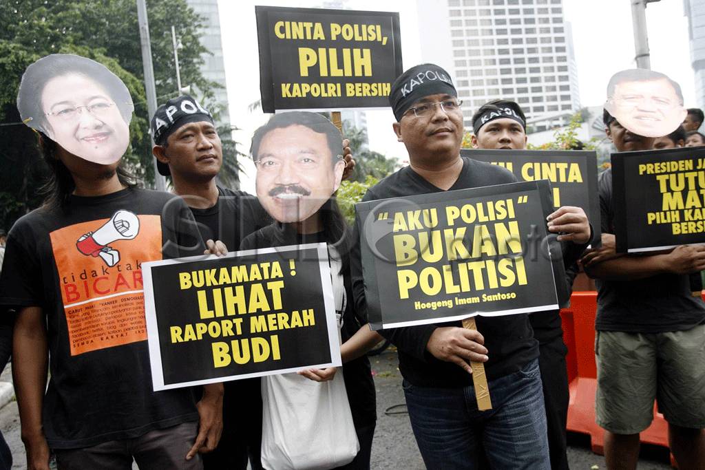 Aksi Dukung Kapolri...