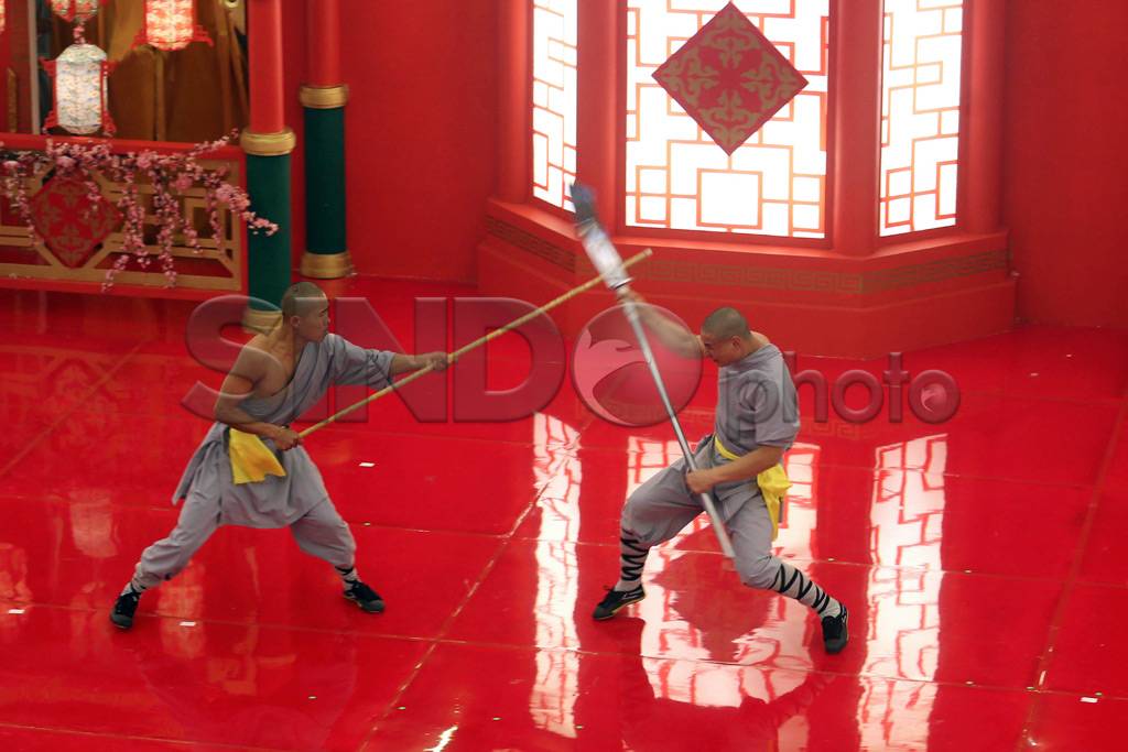 Atraksi Shaolin Sambut...