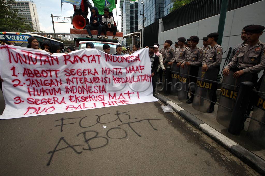 Demo Kedutaan Australia,...