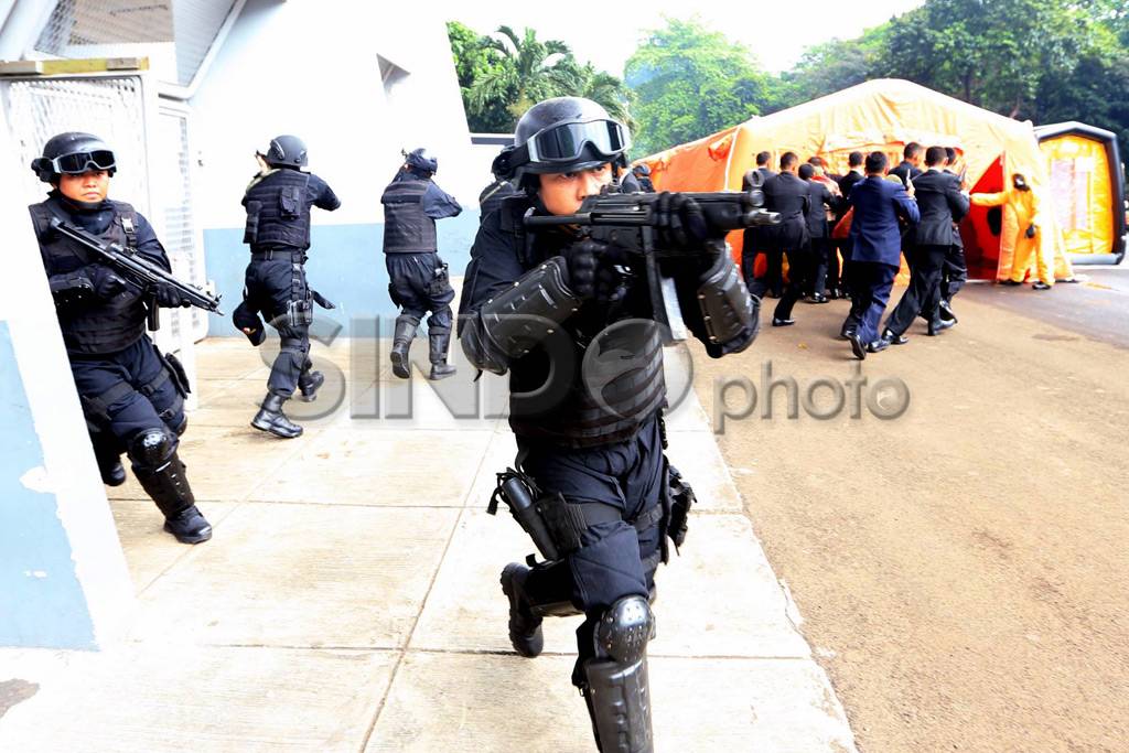 Paspampres Gelar Simulasi...
