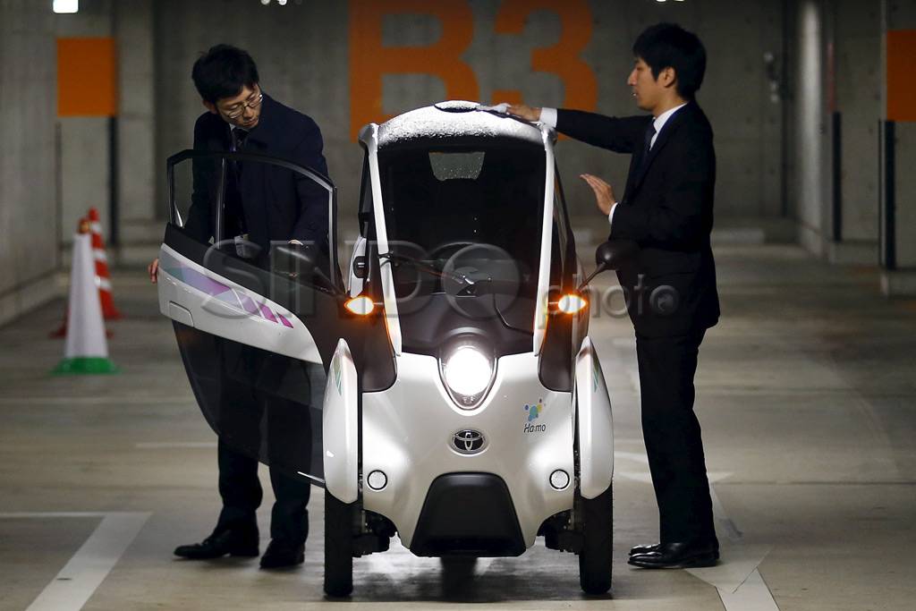 Uji Coba Toyota i-Road