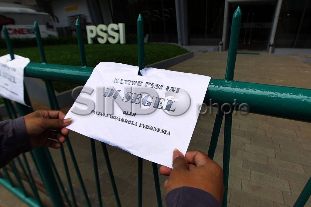 Kantor PSSI Disegel...