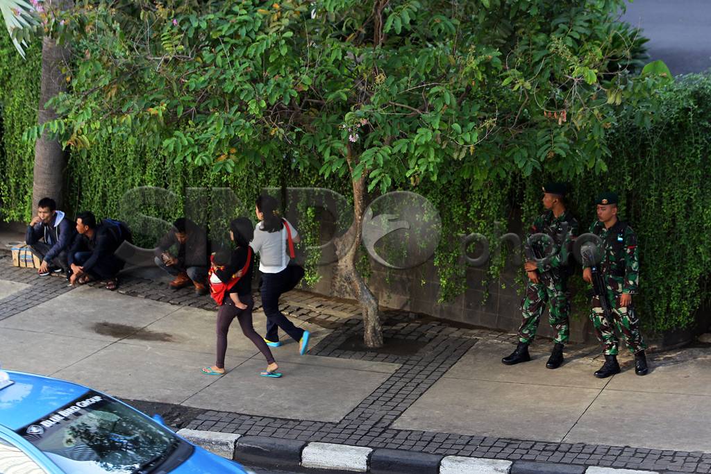 TNI Jaga Kawasan Thamrin...