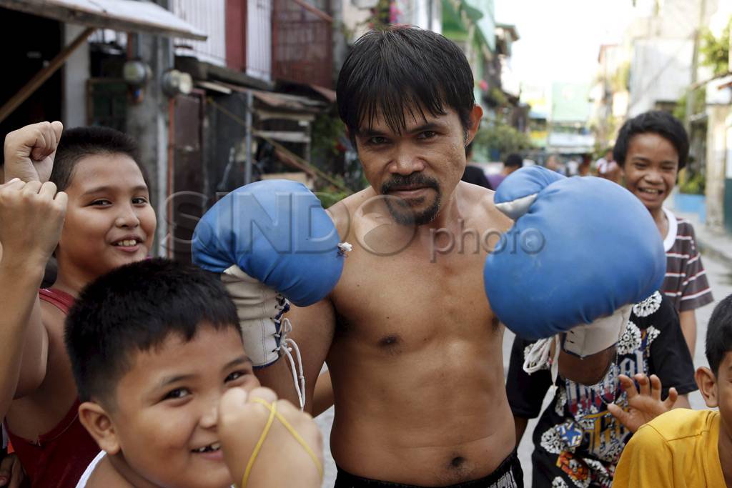 Jelang Mega Duel, Pacquiao...