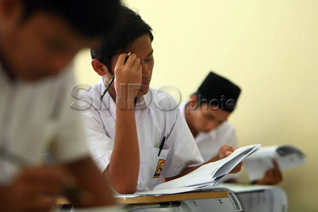 UN SMP di Lapas Anak...