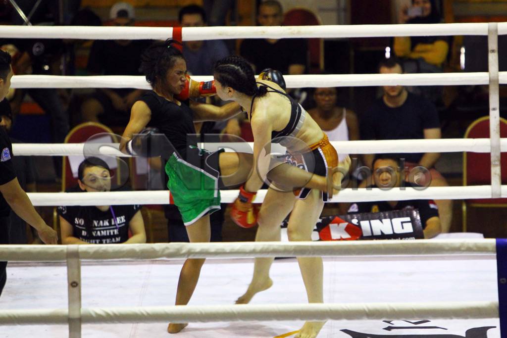 Petarung Muaythai Berlaga...