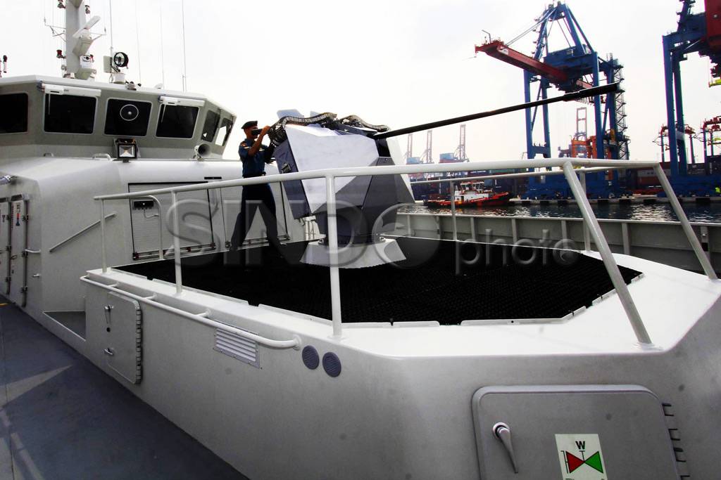 KRI Rigel Tiba di Jakarta
