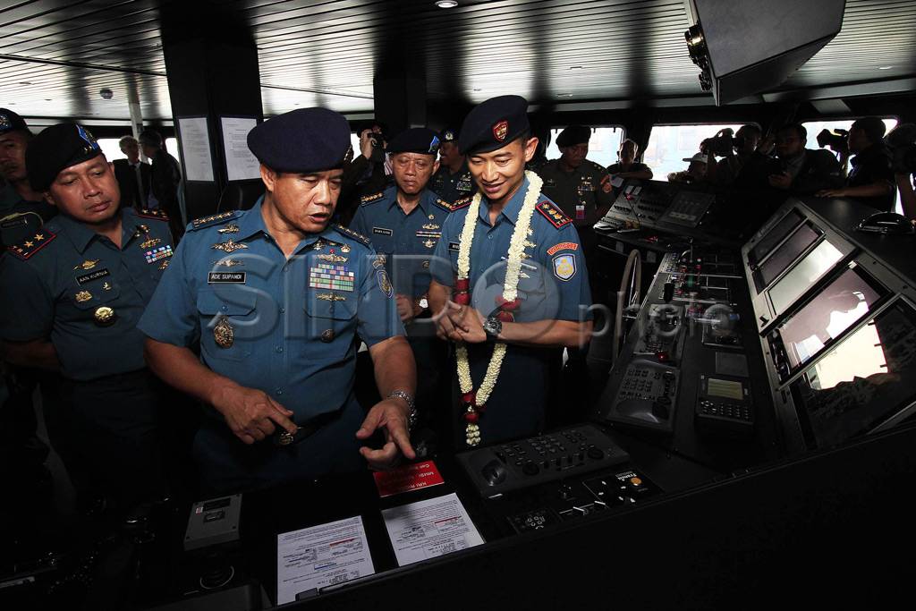 KRI Rigel Tiba di Jakarta