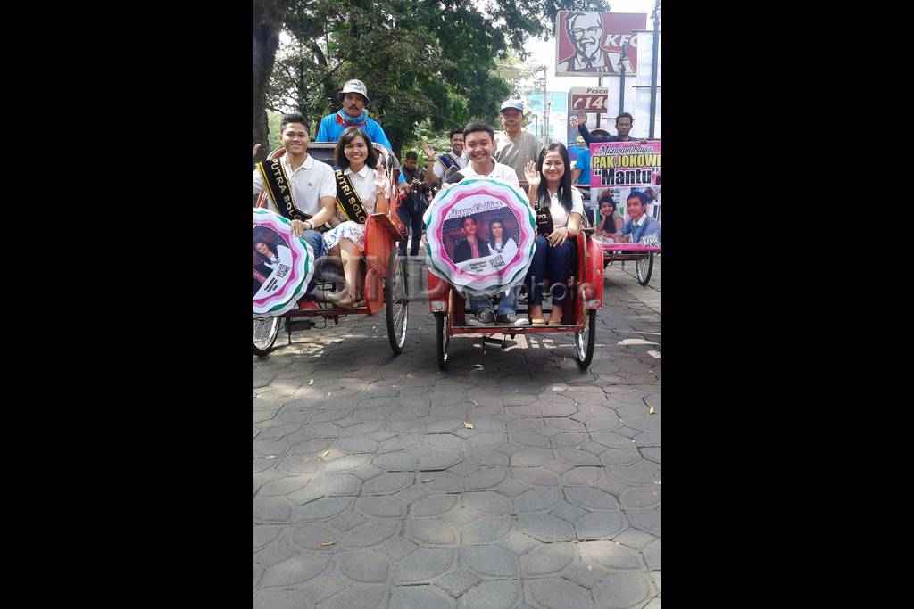 Konvoi Becak Jelang...