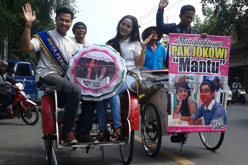 Konvoi Becak Jelang...