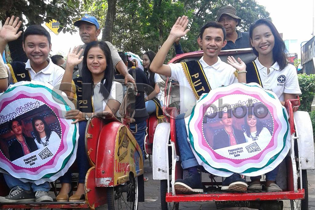 Konvoi Becak Jelang...