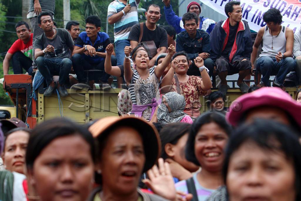 Aksi Padagang Pasar...