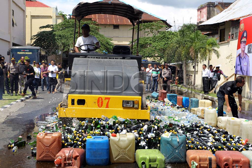 Polresta Manado Musnahkan...