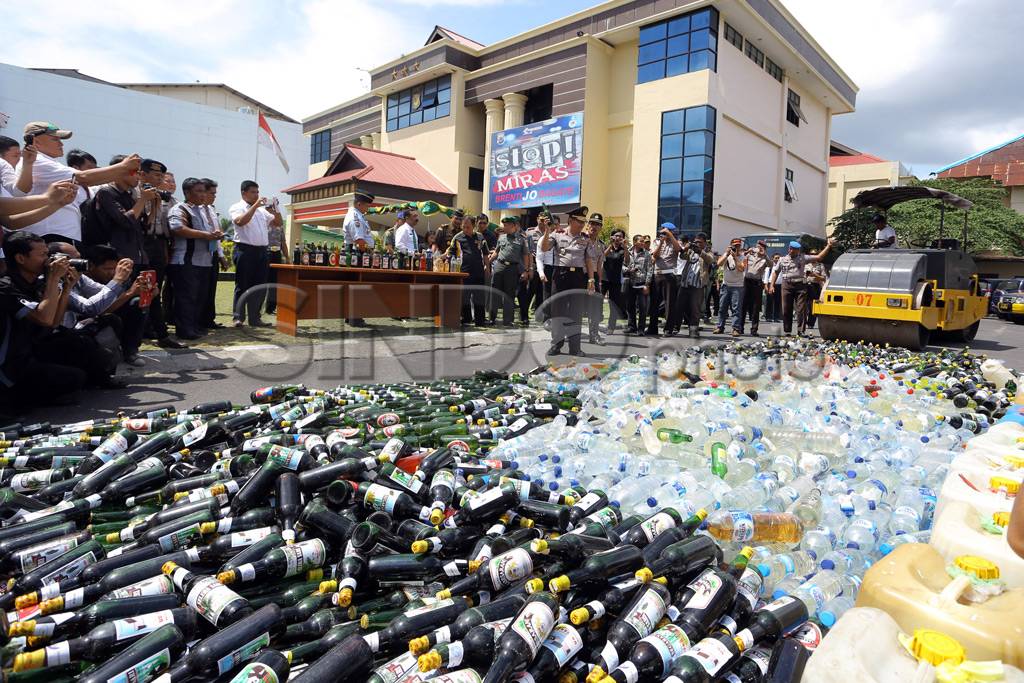 Polresta Manado Musnahkan...