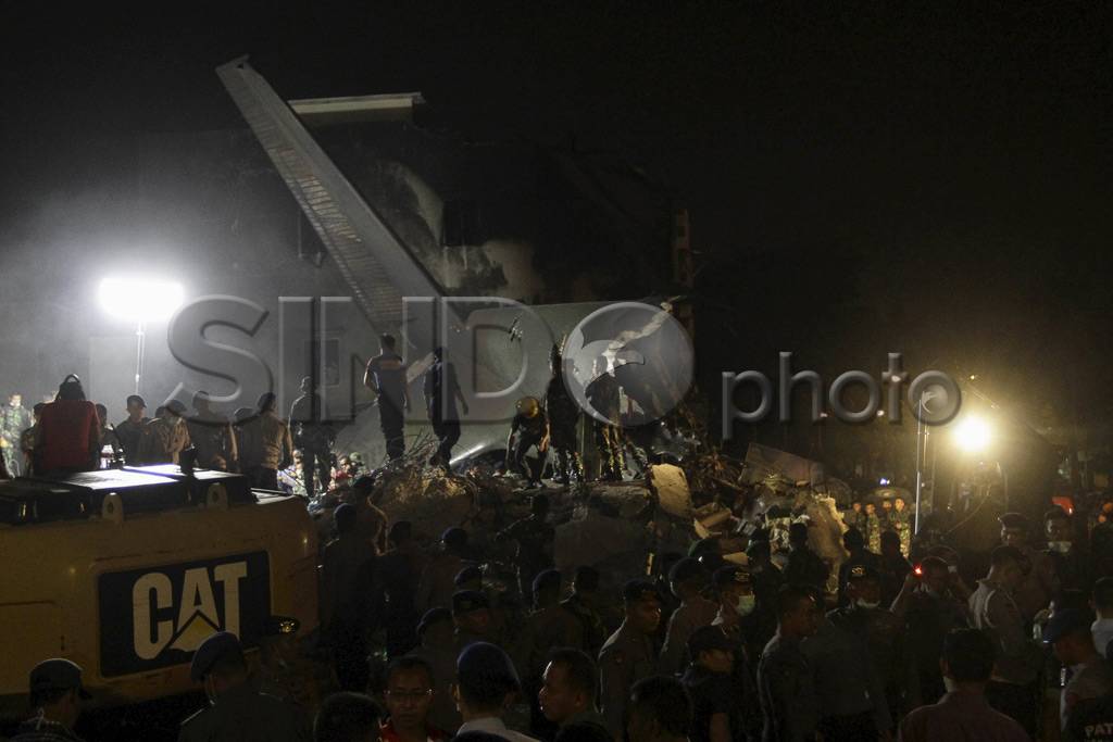 Evakuasi Korban Hercules...