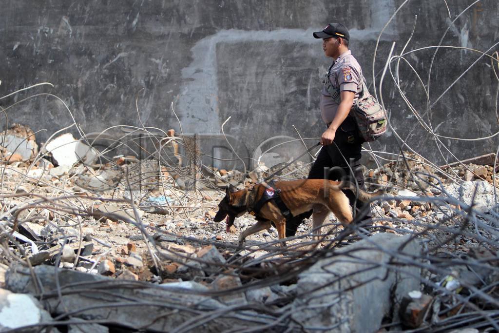 Polisi Gunakan Anjing...