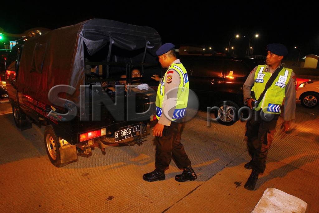 Pengamanan Pintu Tol...