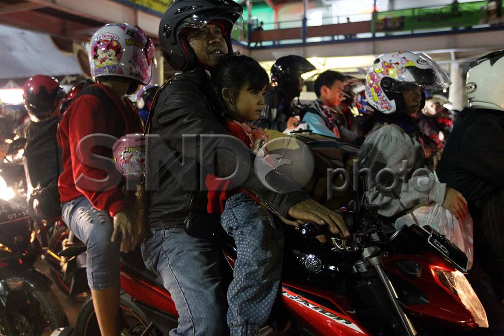 Antrean Pemudik Motor...