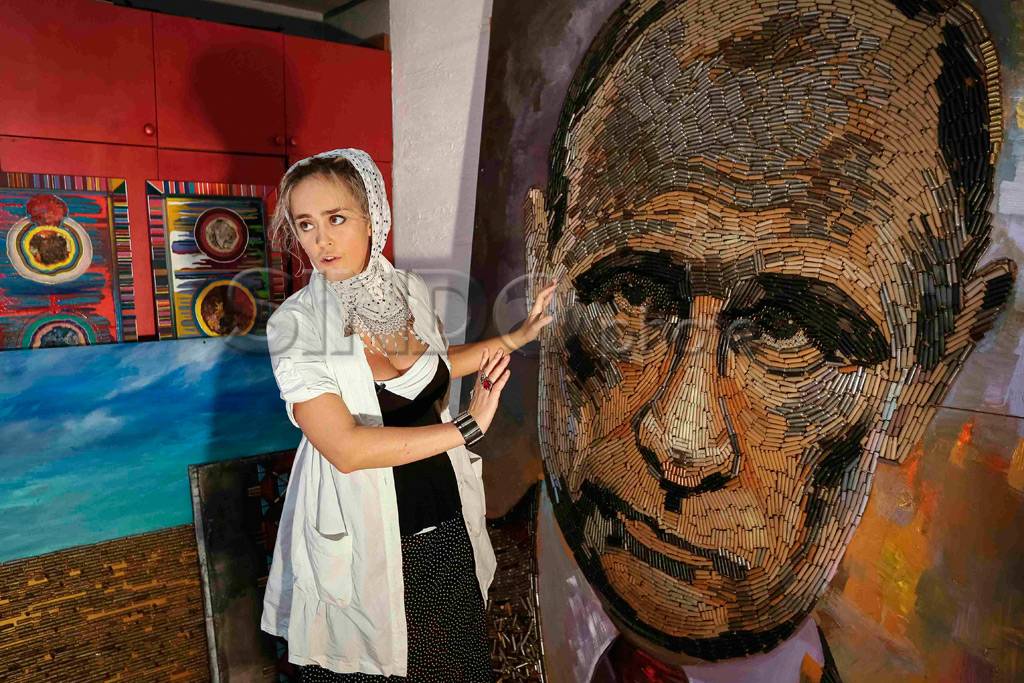 Lukisan Potret Putin...