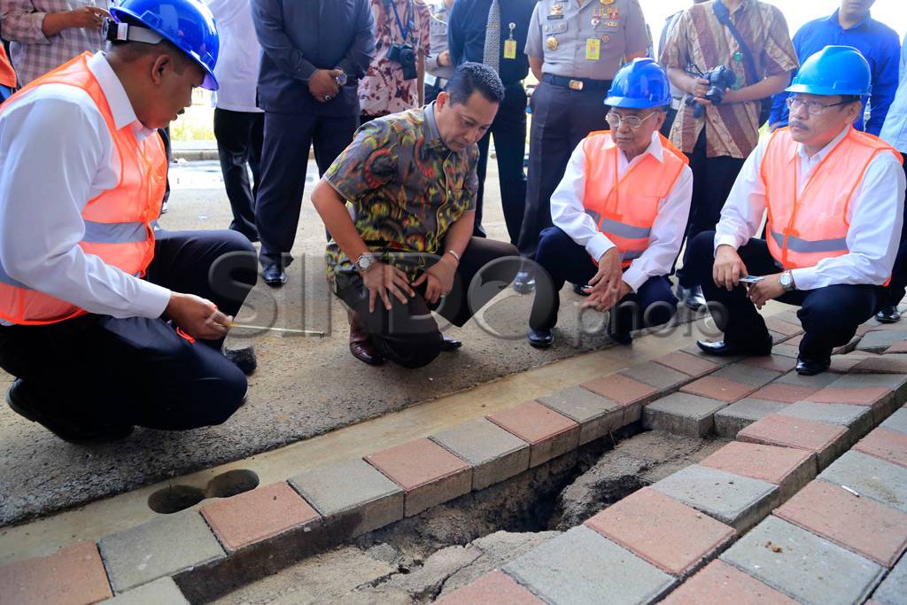 Kabareskrim Tinjau Kerusakan...