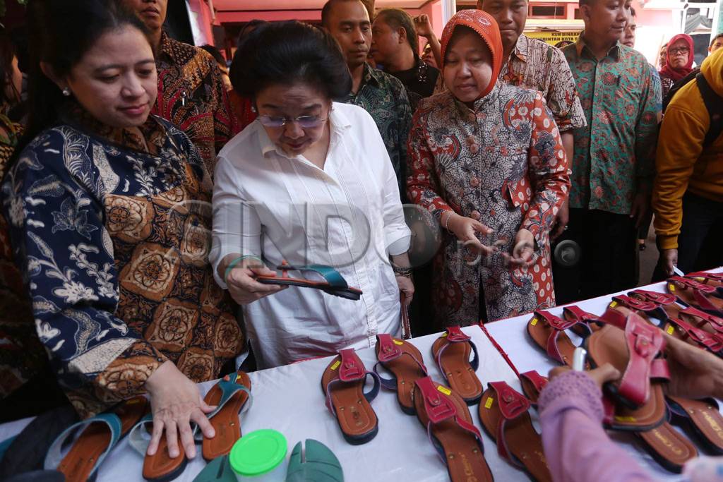 Megawati Kunjungi Bekas...