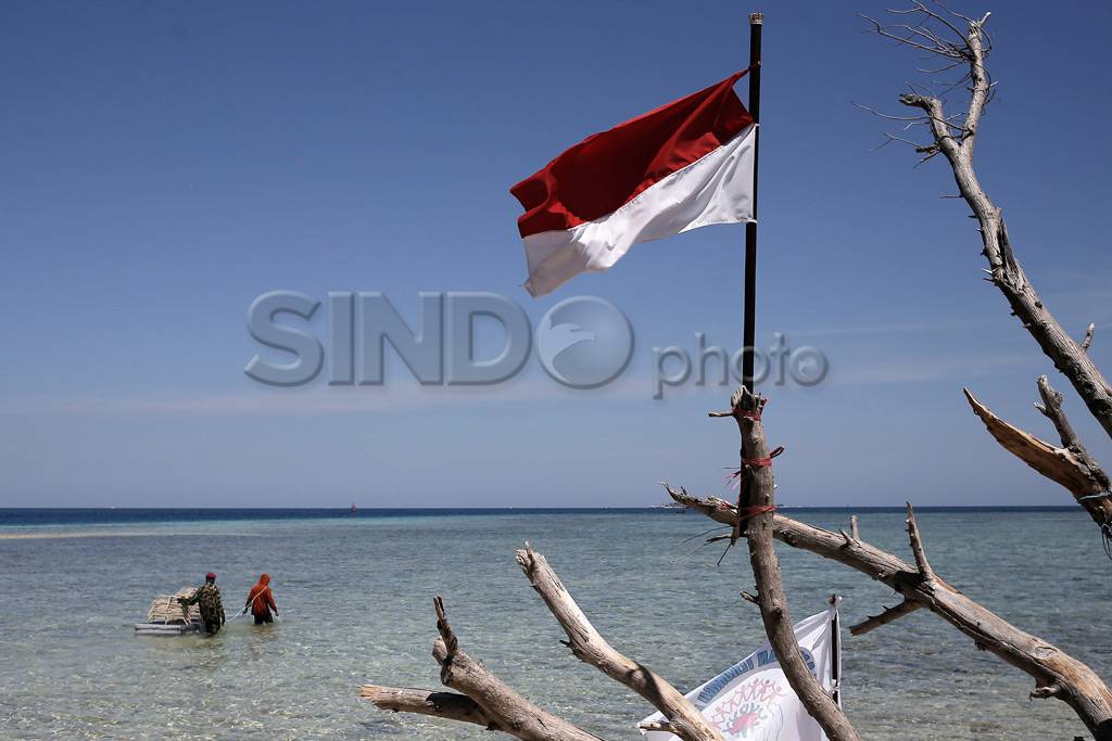 Sambut HUT RI, Marinir...