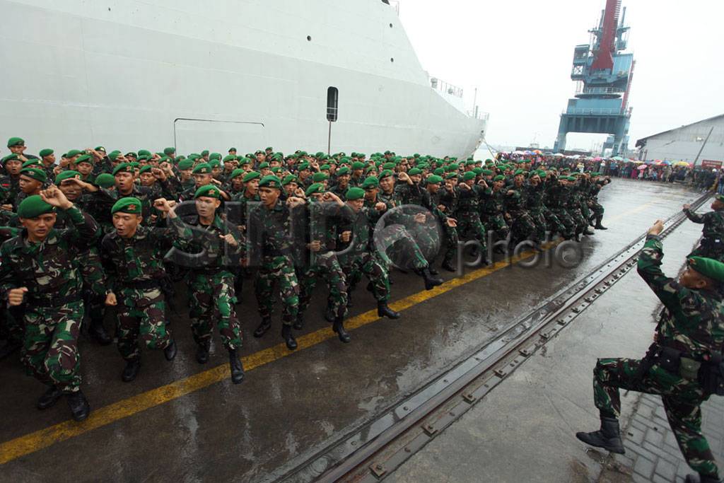 450 Prajurit TNI Diberangkatkan...