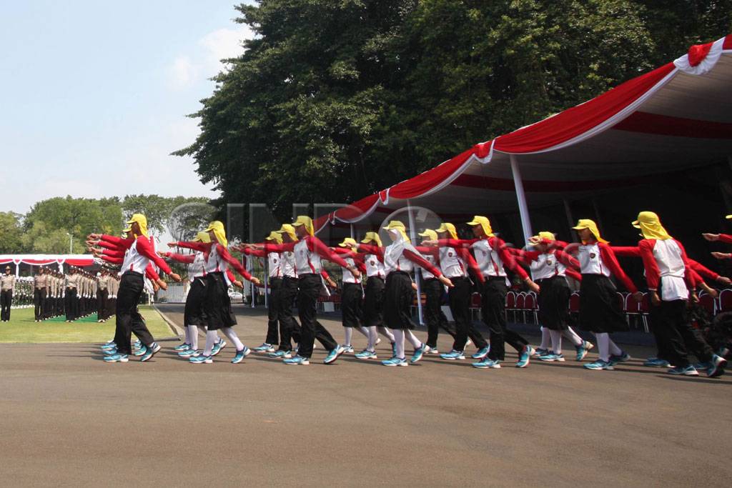 Latihan Pengibaran Bendera...