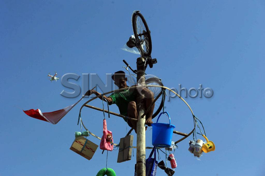 Lomba Panjat Pinang...