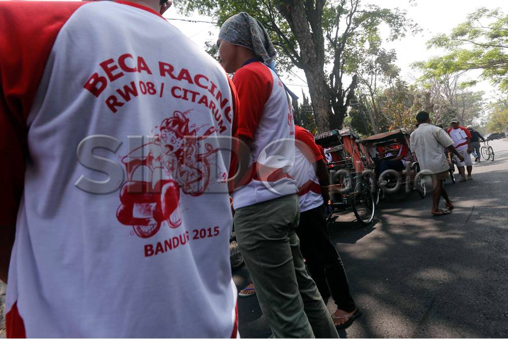 Atraksi Becak Racing...