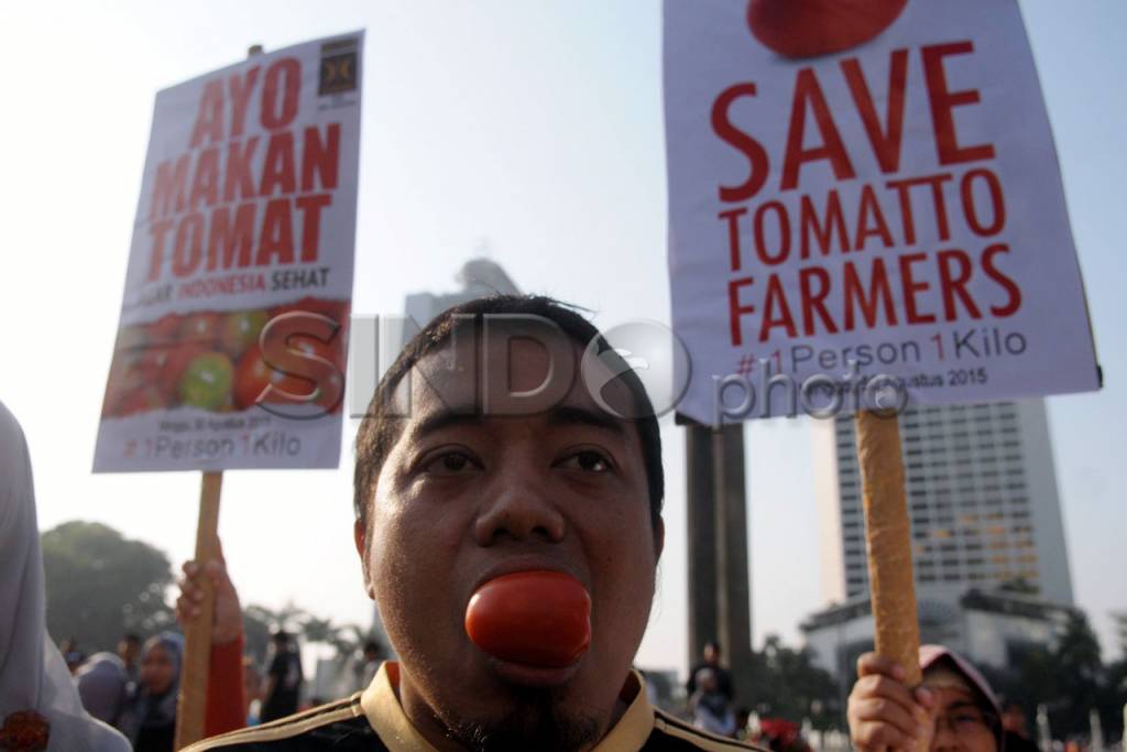Aksi Peduli Petani Tomat