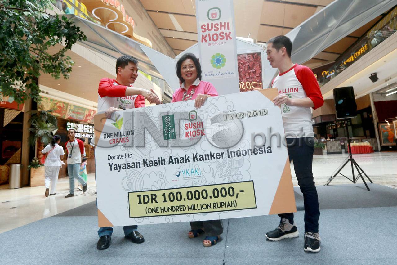 Sushi Tei Serahkan Donasi...