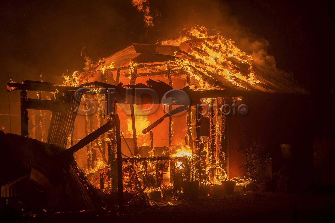 Kebakaran Hutan di California...