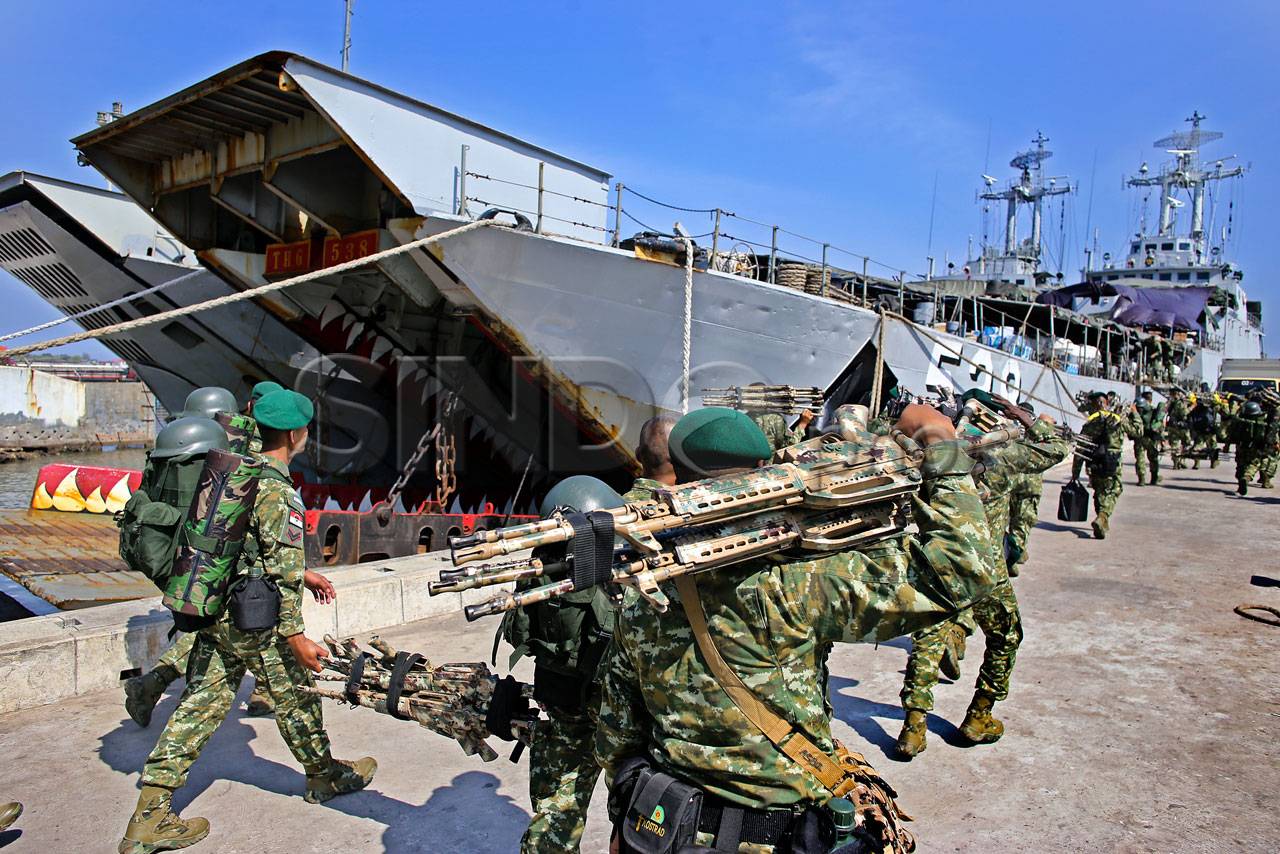 Prajurit Kostrad Berangkat...