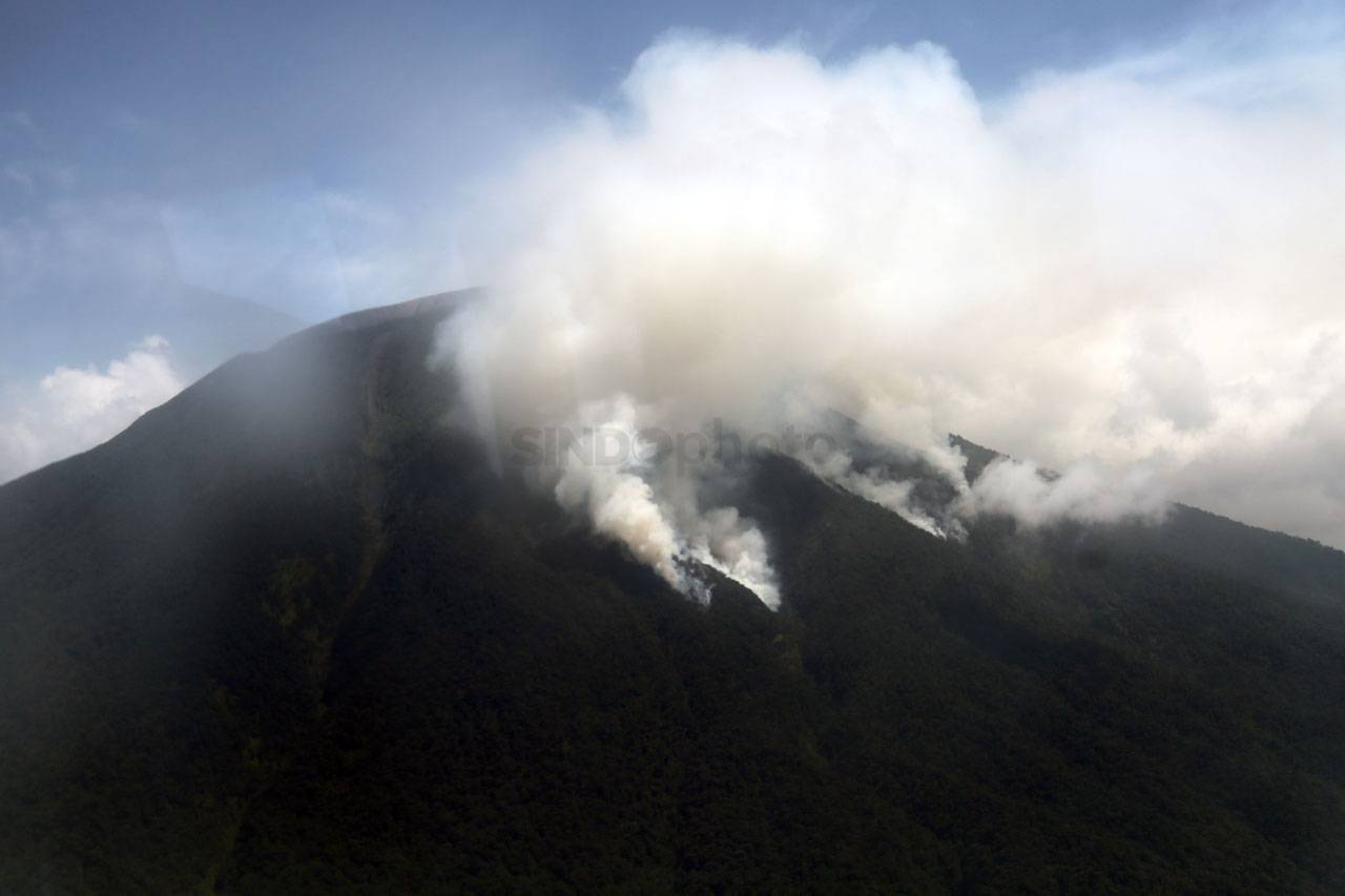 Hutan Gunung Dempo Terbakar