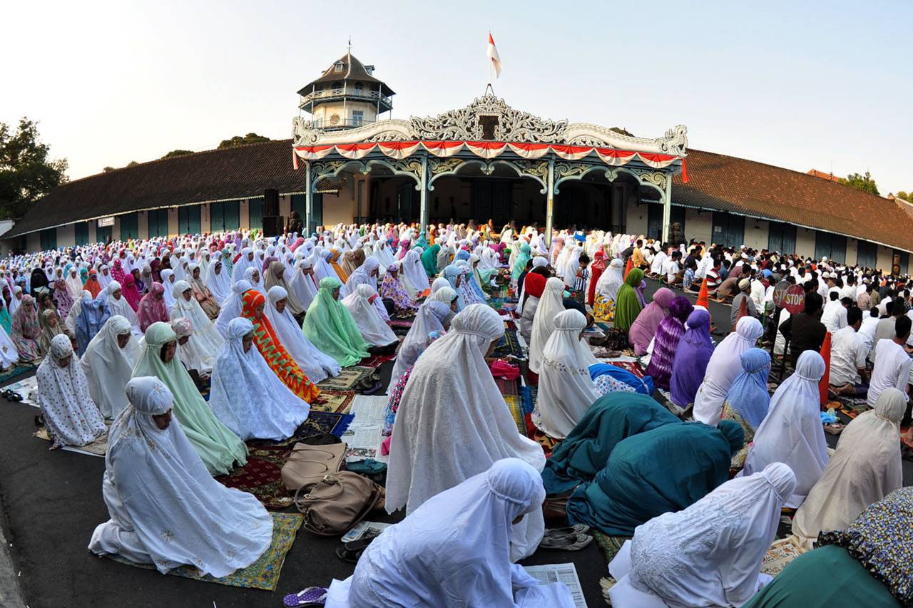 Salat Idul Adha di Keraton...