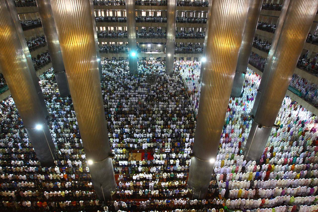 Salat Idul Adha di Istiqlal...