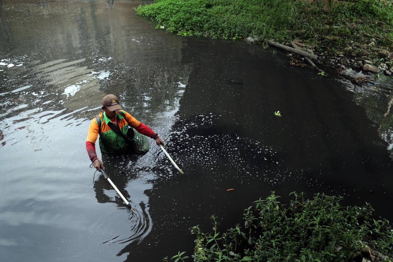 Mencari Ikan di Sungai...