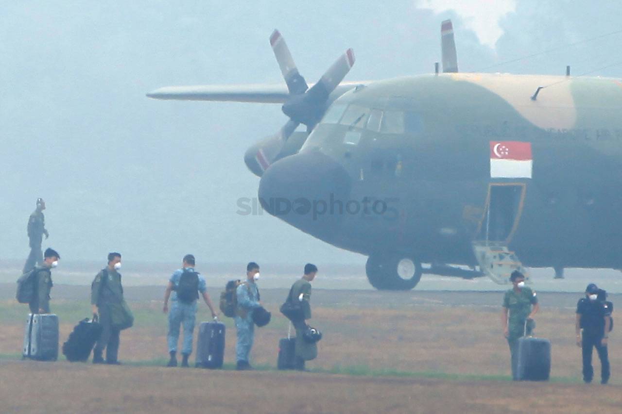 Helikopter Chinook Singapura...