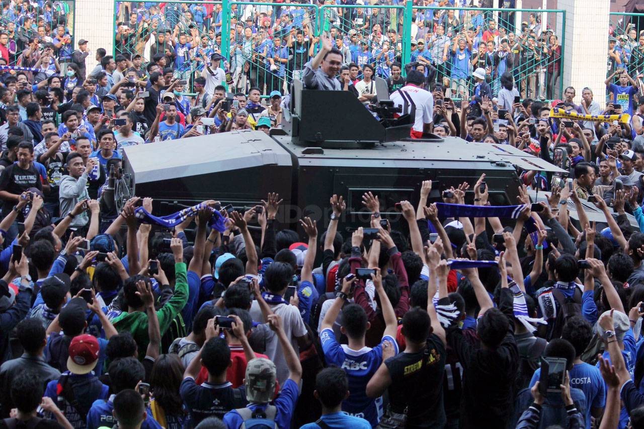 Ahok Disambut Bobotoh