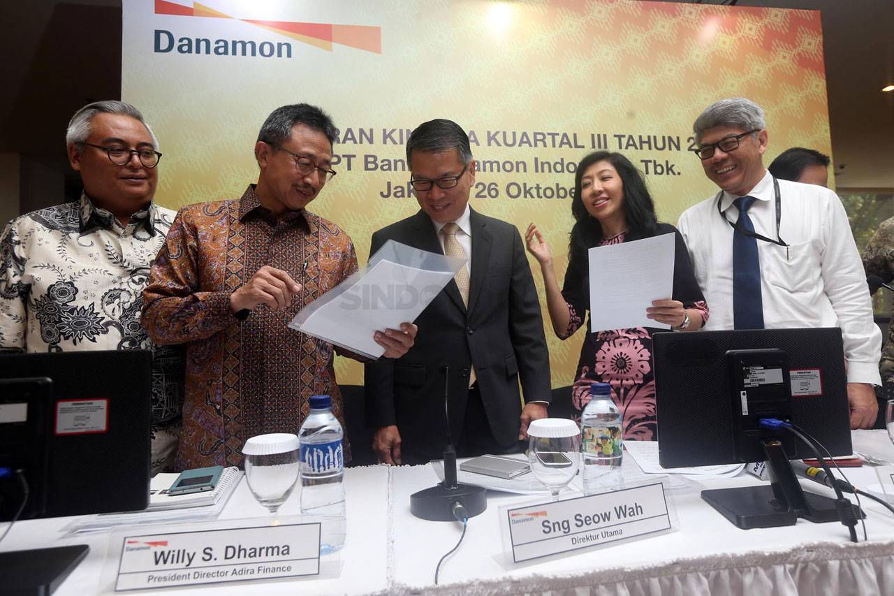 Danamon Peroleh Laba...