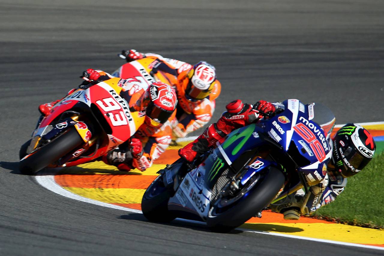 Rossi Finis ke-4, Lorenzo...