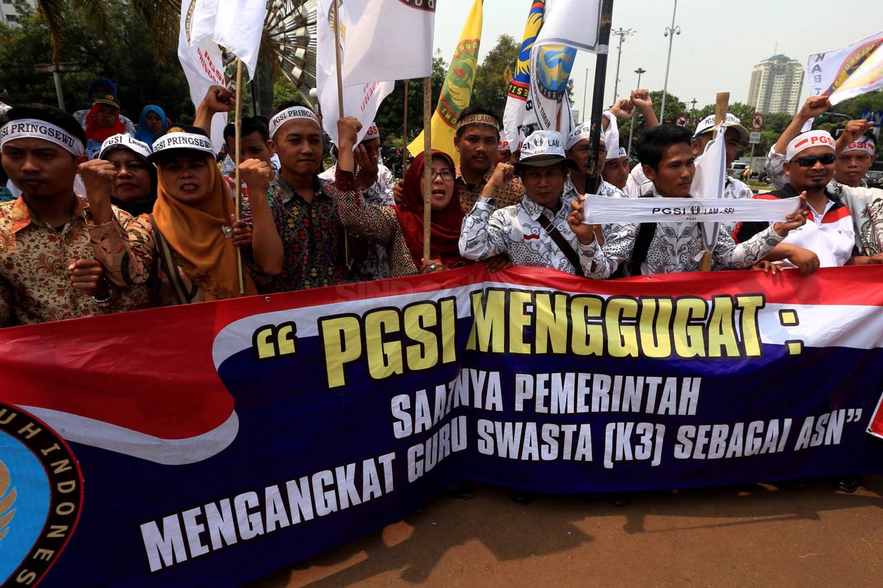 Guru Swasta Minta Diangkat...