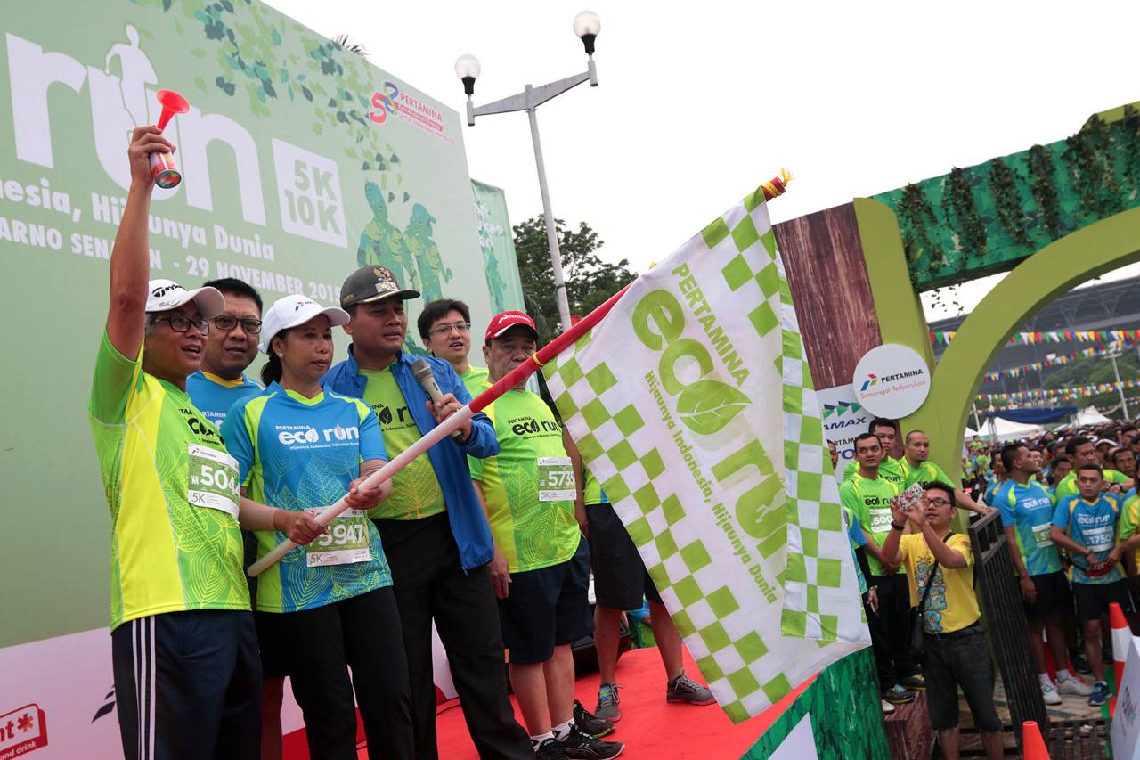 Pertamina Eco Run, Hijaunya...