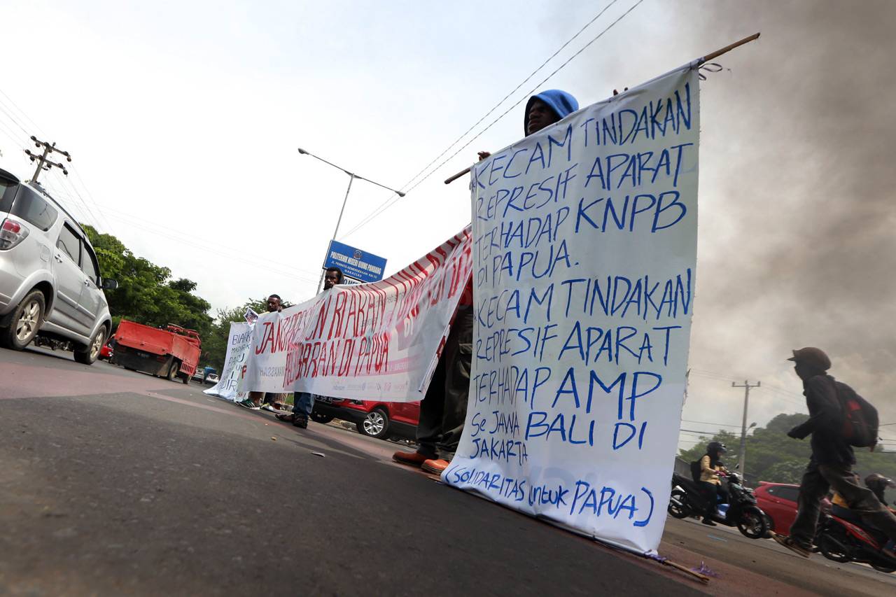 Mahasiswa Papua di Makassar...