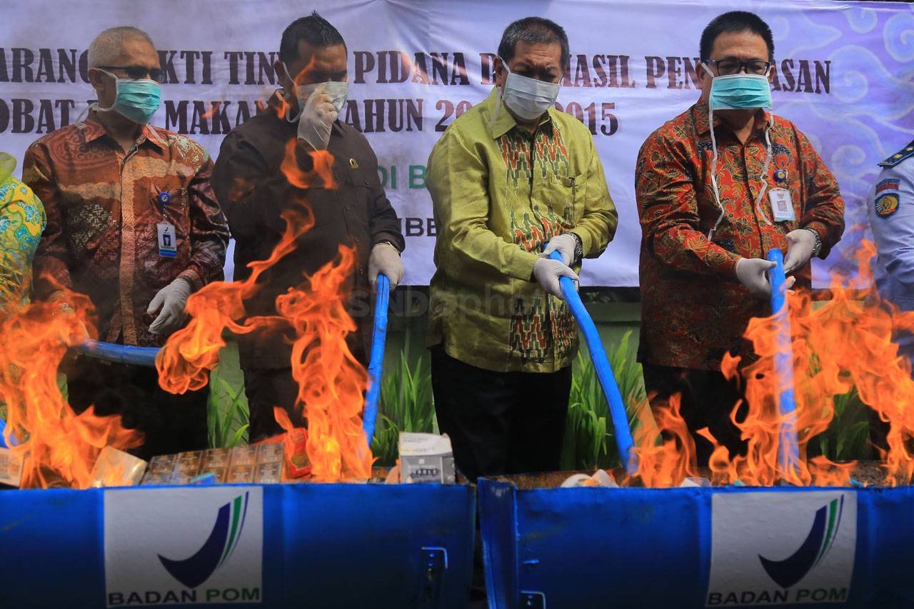 BPOM Musnahkan Obat-Obatan...