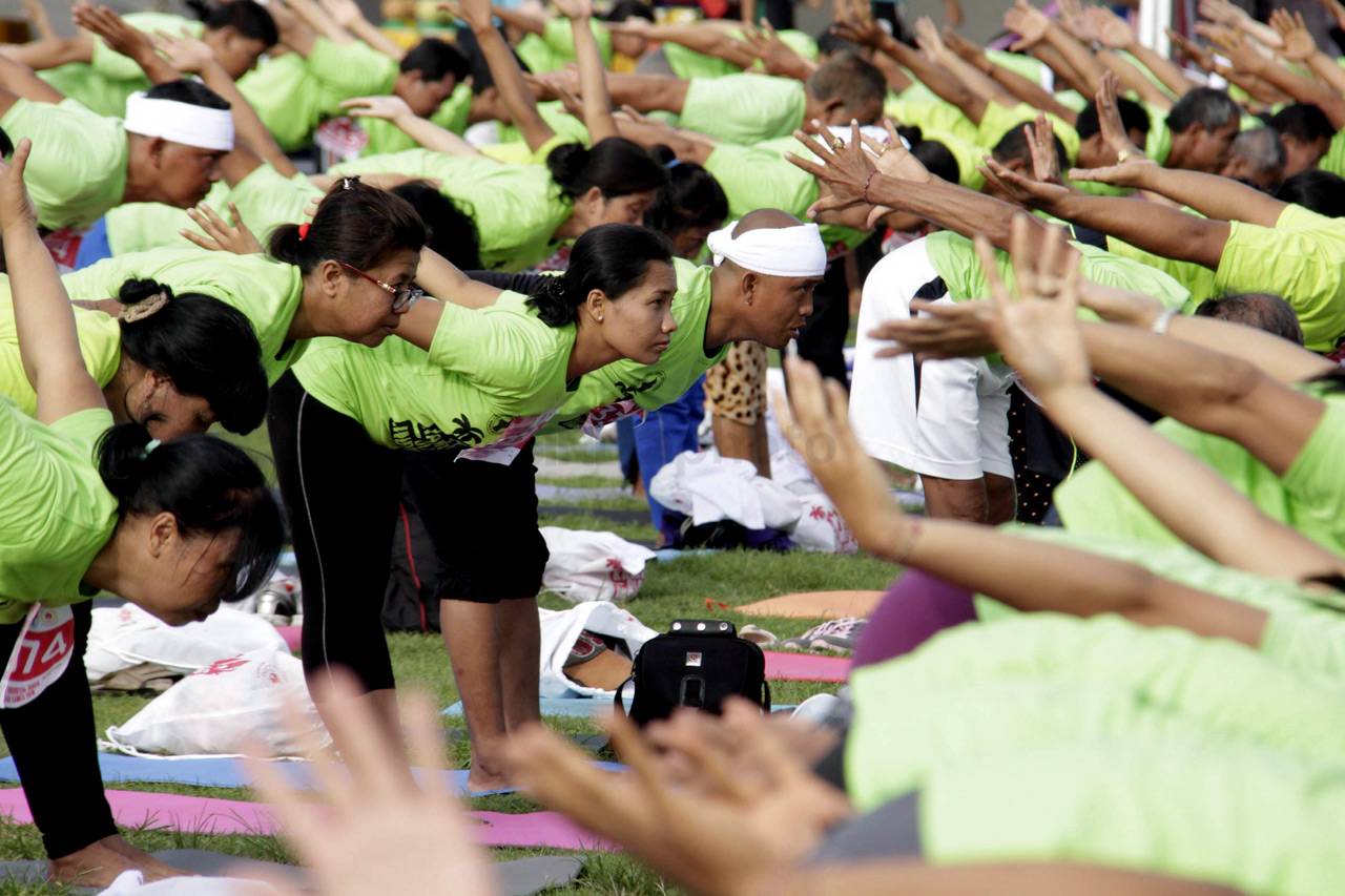 Senam Yoga di Kampung...