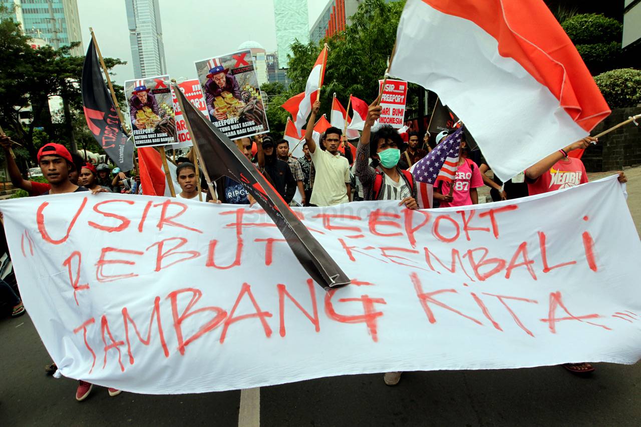 Demo Freeport, Rebut...