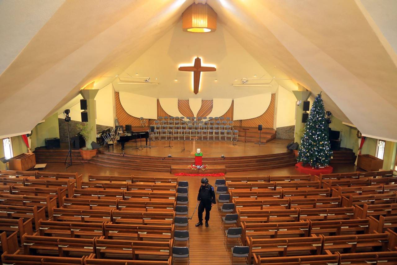 Pengamanan Gereja Jelang...