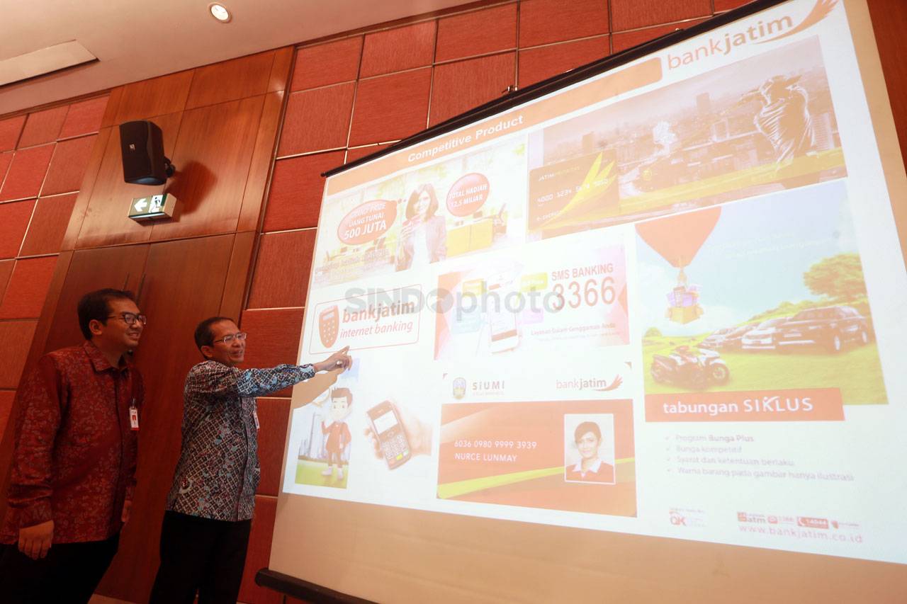 Bank Jatim Bukukan Laba...